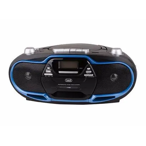 Trevi CMP-574 radioodtwarzacz CD MP3 USB magnetofon kasetowy radio UKF/MF czerwony