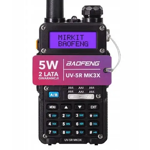 Trójzakresowy radiotelefon Baofeng UV-5R MK3X 5 W 2100 mAh