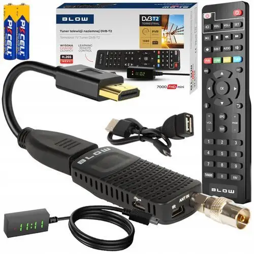 Tuner Dekoder Cyfrowy Tv Hd Dvb-T2 Hdmi H.265 Hevc