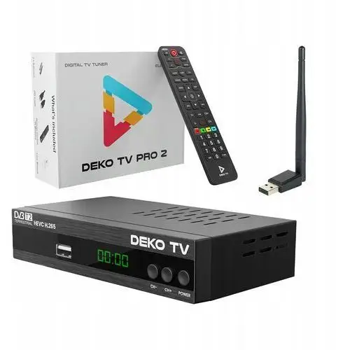 Tuner dekoder do Telewizji Naziemnej DVB-T2 DekoTV H.265 PRO2 Deko Wifi