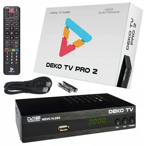 Tuner Dekoder DVB-T2 Hevc Deko Tv PRO2 2USB DekoTV