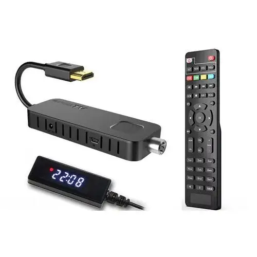 Tuner Dekoder DVB-T2 Hevc Mini do Tv Spacetronik H.265 nagrywanie Pvr Hdmi