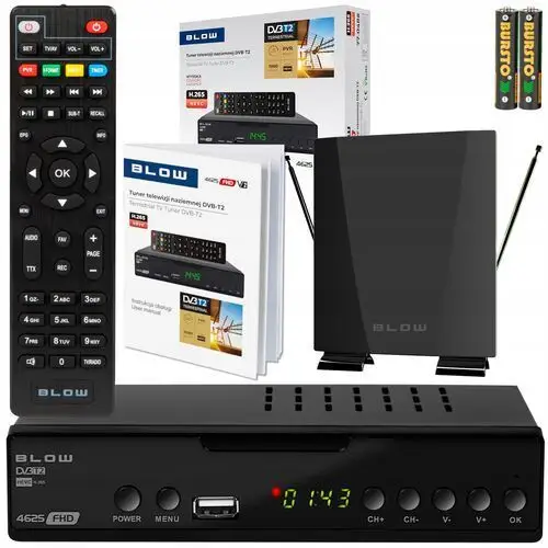 Tuner Dekoder DVB-T2 Tv H.265 Hevc Full Hd Usb Hdmi Antena DVB-T2 Aktywna