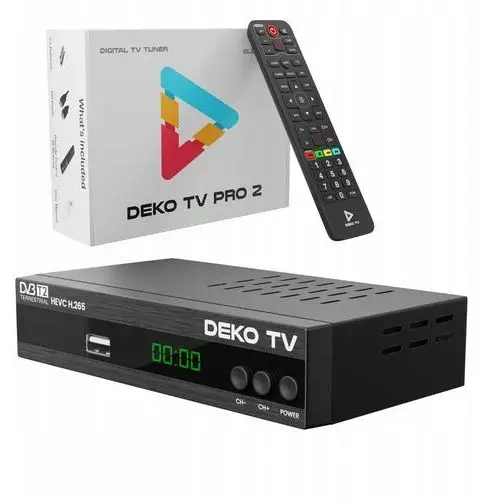 Tuner Dekoder DVBT2 DekoTV PRO2 Telewizji Naziemnej DVB-T2 Deko WiFi