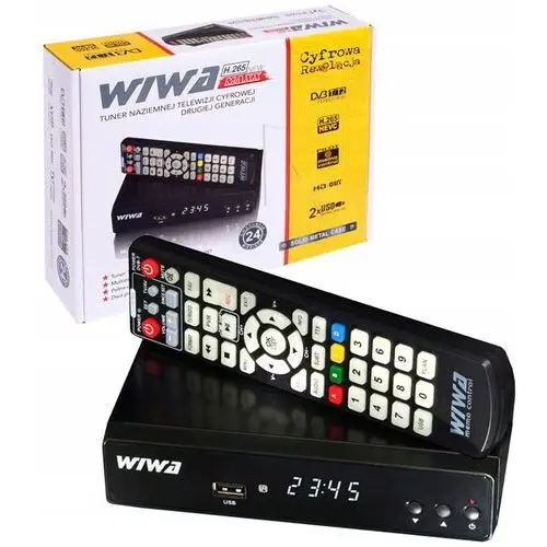 Tuner Dekoder Telewizji Wiwa DVBT2 Hevc H.265 Maxx