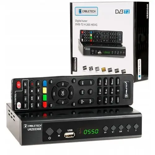 Tuner dekoder Tv DVB-T2 H.265 Hevc Usb Cabletech