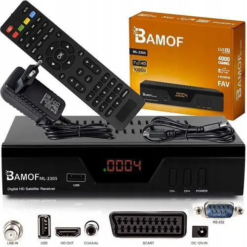 Tuner Dvb-s, DVB-S2 Bamof ML-2305 Full Hd 1080p Hdmi