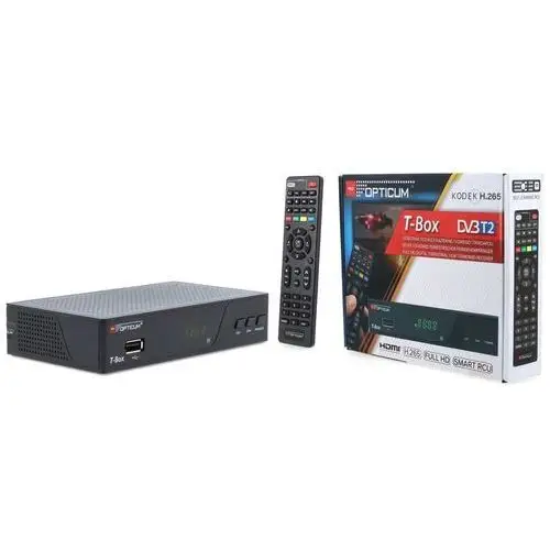 Tuner DVB-T2 Hevc H.265 Opticum Red T-box