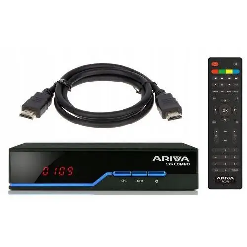 Tuner Ferguson Ariva 175 Combo Sat Naziemny DVB-T2 H.265 Hevc Dvb-c Kablowy