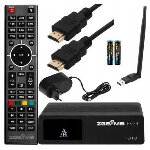 Tuner Zgemma H8.2H Dekoder DVB-T2 Hevc ENIGMA2 E2 Adapter WiFi