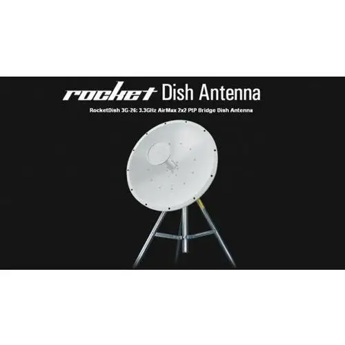 Ubiquiti rd-3g26 antena kierunkowa rocketdish, 3ghz, 26dbi