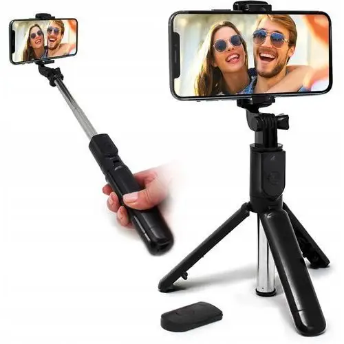 Uchwyt Do Telefonu Selfie Statyw Pilot Bluetooth Led