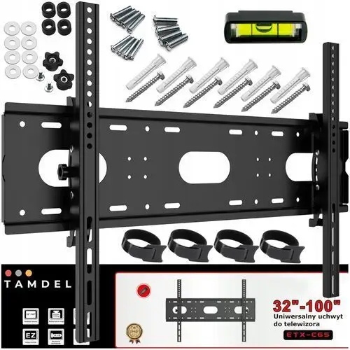 Uchwyt do telewizora 32-100 cali wieszak Tv uniwersalny mocny do 100kg