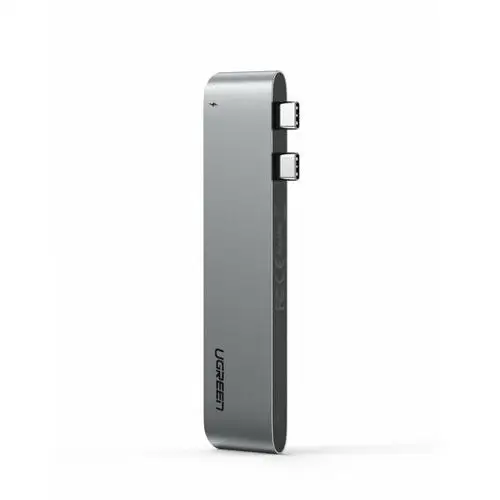 Ugreen Adapter 6 w 2 cm251 hub usb-c dla macbook air / pro (szary)