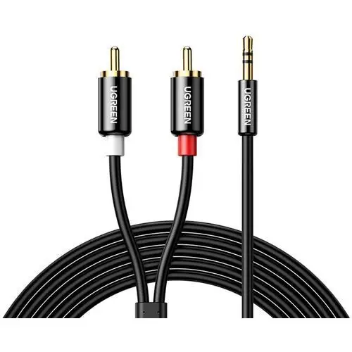 UGREEN AV116 Przewód 3,5mm Jack do 2RCA (Cinch) UGREEN 1.5m (czarny), 10583