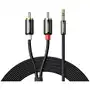 UGREEN AV116 Przewód 3,5mm Jack do 2RCA (Cinch) UGREEN 1.5m (czarny), 10583 Sklep on-line