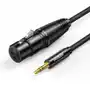 Av182 kabel xlr do jack 3.5mm aux 1m (czarny) Ugreen Sklep on-line