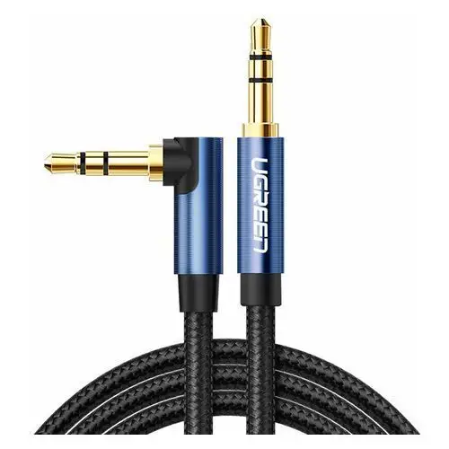 Kabel audio 2 x mini jack 3,5mm 0,5m niebieski Ugreen