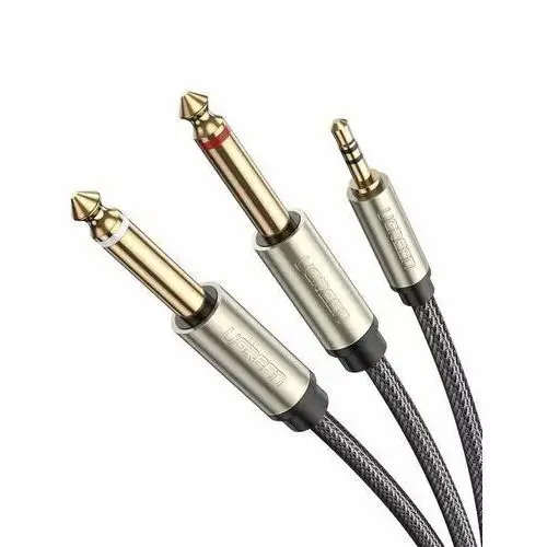 Ugreen Kabel audio av126 trs 3.5 mm do 2x ts 6.35 mm, 5 m