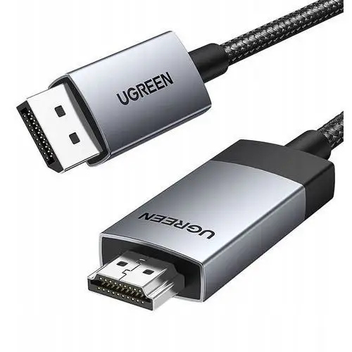 Ugreen Kabel Przewód W Oplocie Displayport Do Hdmi DP119 4K 60HZ 3M