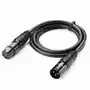 Kabel xlr wtyk gniazdo 3m metalowe wtyki Ugreen Sklep on-line