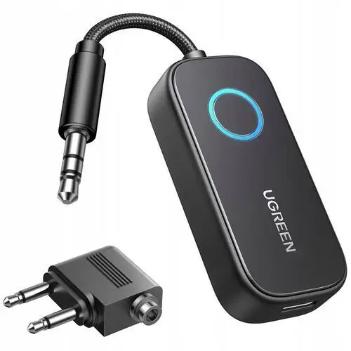 Ugreen Nadajnik Odbiornik Bluetooth Bt 5.3 Mini Jack 3.5mm 300mAh Adapter