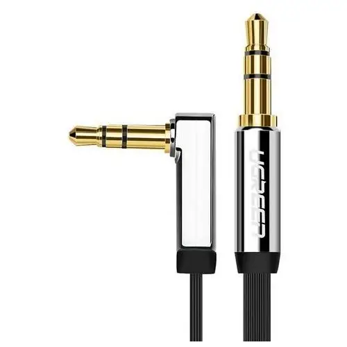 Ugreen płaski kabel przewód audio aux 3,5 mm mini jack 5m srebrny (10729) - 5