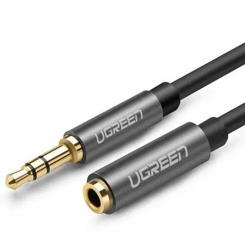 Ugreen Przedłużacz audio aux kabel jack 3.5 mm, 1m, szary