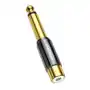 Ugreen przejściówka adapter jack 6,35 mm (męski) na RCA (żeński) złoty (AV169) Sklep on-line