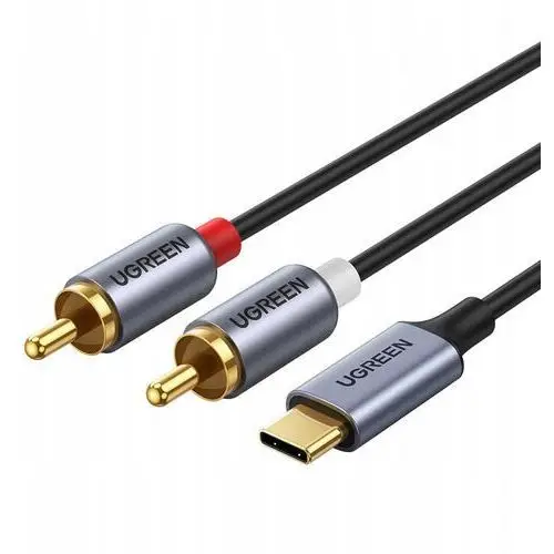 Ugreen Przewód Kabel Rozdzielacz Audio Stereo Usb-c Do 2X Rca Cinch 1.5M