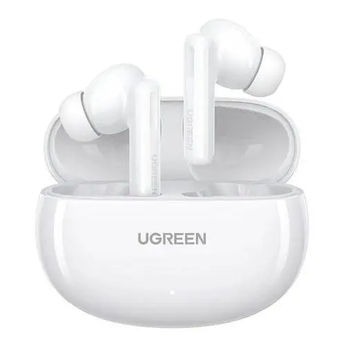 Słuchawki bezprzewodowe ws200 hitune t6 hybrid anc 15158 (białe) Ugreen