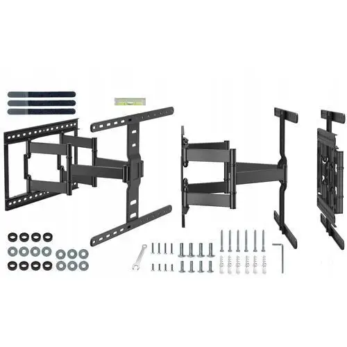 Ultra Płaski 27mm Uchwyt do Telewizora 32-90 cali Wieszak Tv Test 60kg