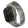 Uniq Etui pasek osta na apple watch 42/44/45/ 49mm series 1/2/3/4/5/6/7/8/se/se2/ultra stainless steel srebrny/titanium silver Sklep on-line