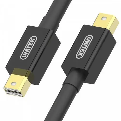 Kabel Unitek Mini DisplayPort - DisplayPort 2m Czarny (MINIDISPALY/DISPLAYP)