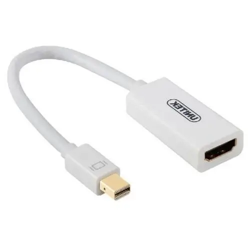 Kabel Unitek Mini DisplayPort - HDMI 0.1m Biały (Y-6331)