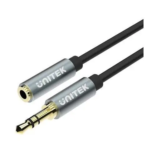Unitek kabel minijack 3,5mm(m) - 3,5mm(f),1m; y-c932abk