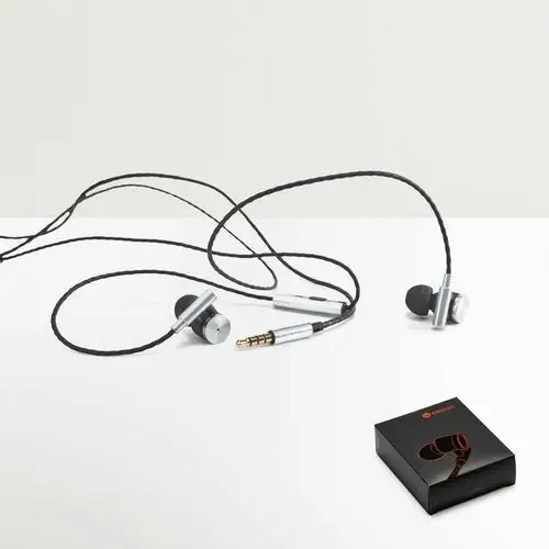 Vibration. słuchawki z mikrofonem wykonane z metalu i abs Upominkarnia