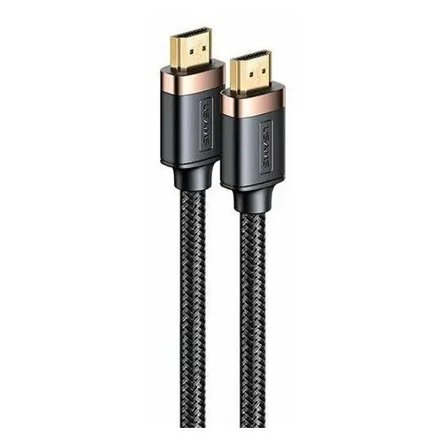 USAMS Kabel HDMI - HDMI 2.0 U74 3.0m czarny/black 4K HD SJ529HD01 (US-SJ529)