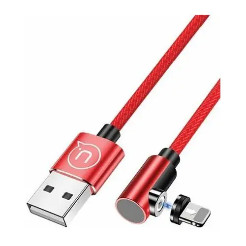 Usams kabel kątowy magnetyczny u54 1m lightning czerwony/red sj444usb02 (us-sj444)