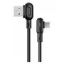 USAMS Kabel kątowy U57 MicroUSB 1,2m 2A czarny/black SJ458USB01 (US-SJ458) Sklep on-line