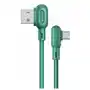 USAMS Kabel kątowy U57 USB-C 1,2m 2A zielony/green SJ457USB02 (US-SJ457) Sklep on-line