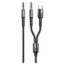 Usams kabel pleciony 2w1 1,2m fast charge (usb-c/jack 3,5mm na jack 3,5mm) sj555yp01 (us-sj555) Sklep on-line