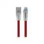 USAMS Kabel pleciony U-Light USB-C czerwony/red 1,2m TCZSUSB04 (US-SJ184) Sklep on-line