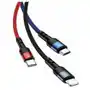 Usams kabel pleciony u26 3w1 3m 2a fast charge (lightning/microusb/usb-c) sj412usb01 (us-sj412) Sklep on-line