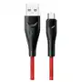 USAMS Kabel pleciony U41 USB-C/USB Fast Charge 1m czerwony/red SJ392USB02 (US-SJ392) Sklep on-line