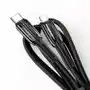 USAMS Kabel pleciony U42 USB-C na Lightn ing 30W PD Fast Charge 1.2m czarny/black SJ401USB01 (US-SJ401), SJ401USB01 Sklep on-line