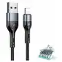 Usams kabel pleciony u55 2a lightning for set u55 czarny/black 1m sj448zj01 (us-sj448) Sklep on-line