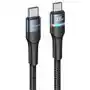 Usams kabel pleciony u76 usb-c na usb-c 100w pd fast charging 1.2m czarny/black sj537usb01(us-sj537) Sklep on-line