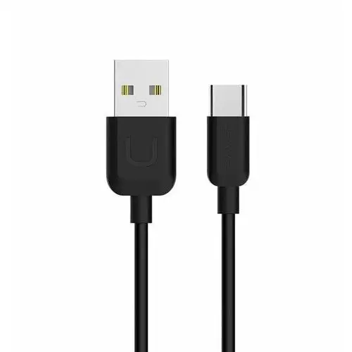 USAMS Kabel U-Turn USB-C 1m czarny/black 2A TCUSBXD01 (US-SJ099)