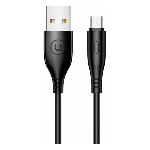 Usams kabel u18 microusb 2a fast charge 1m czarny/black sj268usb01 (us-sj268)